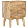 vidaXL Nočna omarica 40x35x55 cm trden mangov les