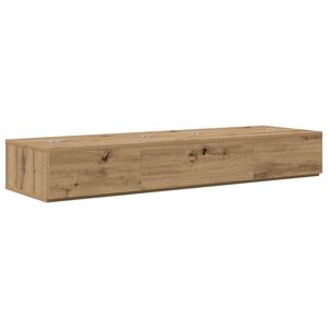 vidaXL Studio pisalna miza Artisan hrast 110 x 40 x 19,5 cm