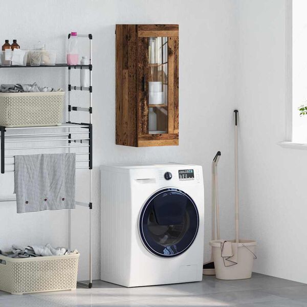 vidaXL Stenska omara Star les 34,5 x 34 x 90 cm