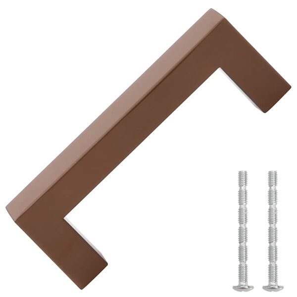 vidaXL Ročaji za omarico 10 kosov bron 96 mm nerjaveče jeklo