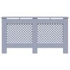 vidaXL Pokrov za radiator antraciten 152x19x81,5 cm mediapan