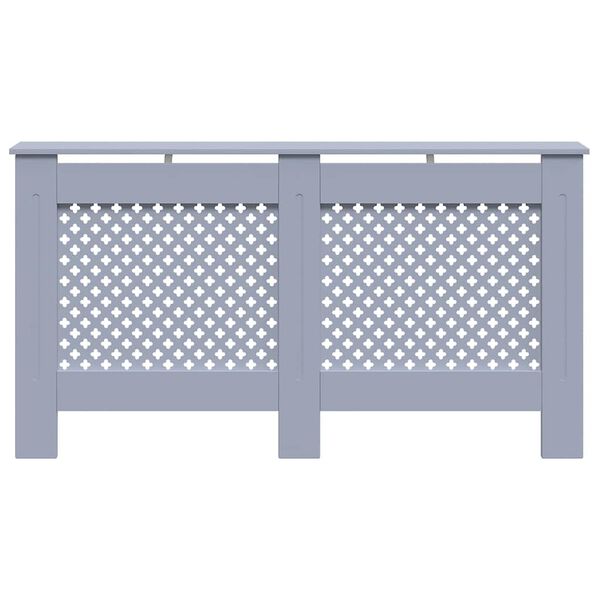 vidaXL Pokrov za radiator antraciten 152x19x81,5 cm mediapan
