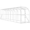 vidaXL Koko&scaron;ja kletka ob steni Srebrna 600 x 150 x 215 cm