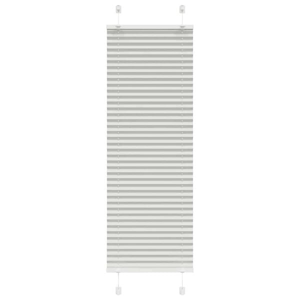 vidaXL Plisirana žaluzija svetlo siva 50x100 cm &Scaron;irina tkanine 49,4 cm