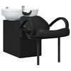 vidaXL Stolica za &scaron;ampon Črna in bela 136 x 60 x 92 cm PVC