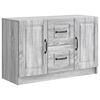 vidaXL Strani &scaron;al Siva Sonoma 89 x 34,5 x 57 cm Inženirski les
