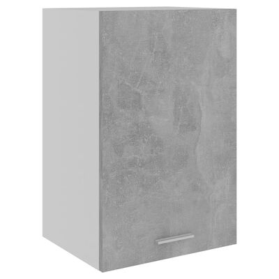 vidaXL Viseča omarica betonsko siva 39,5x31x60 cm iverna plošča