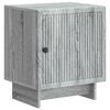 vidaXL Nočna omarica Siva Sonoma 43 x 34,5 x 50 cm Inženirski les