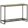 vidaXL Konzolna mizica 110x35x75 cm trden predelan les