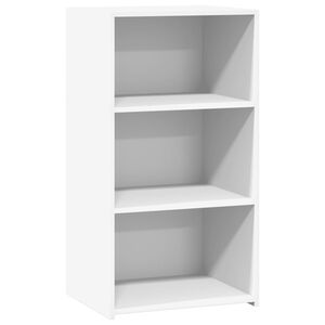 vidaXL Komoda bela 50x41x93 cm inženirski les