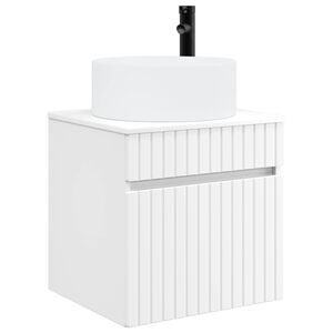 vidaXL Visoka umivalnik s police Bela 49 x 44,5 x 65,5 cm