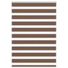 vidaXL Zebra zavesa rjava 105x100 cm &scaron;irina blaga 100,9 cm poliester