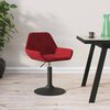 vidaXL Barski stolček vinsko rdeč žamet