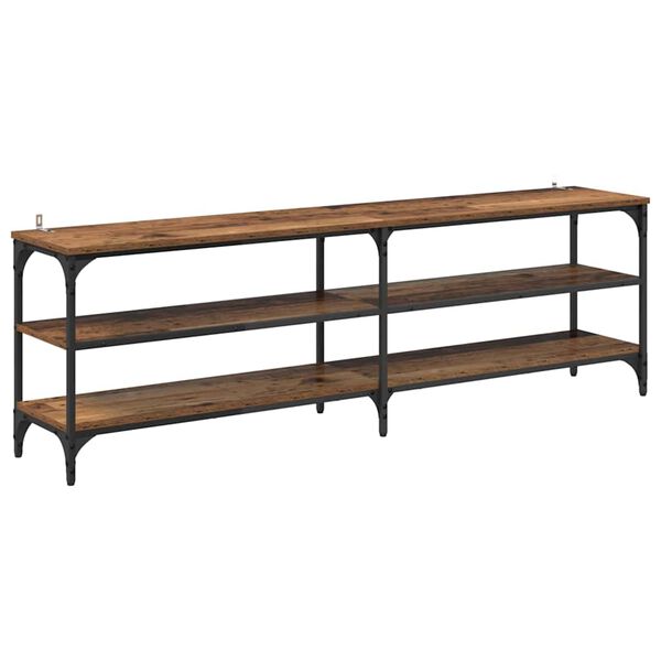 vidaXL TV omarica Star les 160 x 30 x 50 cm Inženirski les in železo