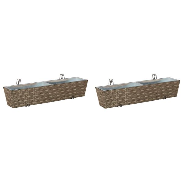 vidaXL Ograja Kovina