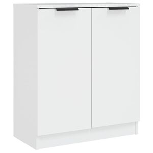 vidaXL Komoda bela 60x30x70 cm konstruiran les