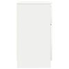 vidaXL Komoda s predalom bela 71x35x65 cm inženirski les