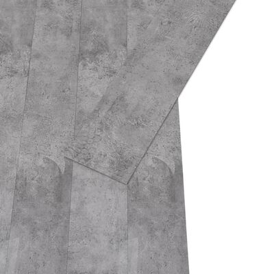 vidaXL Nesamolepilne PVC talne plošče 4,46 m² 3 mm cementno rjave