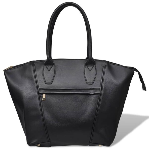 Črna kvadratna torbica