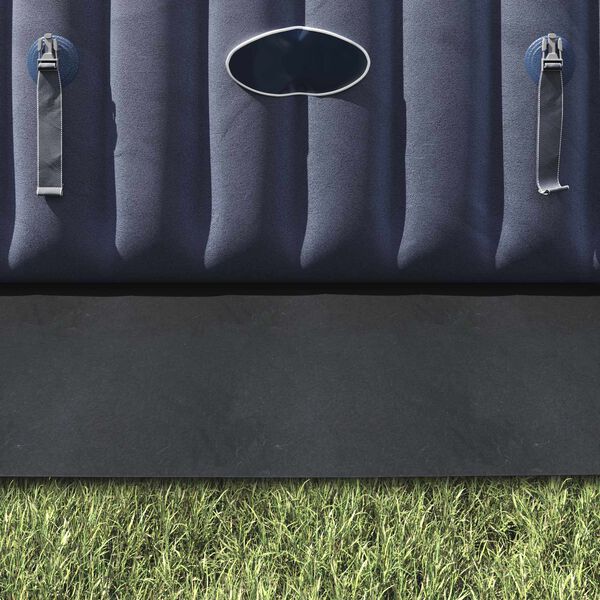 vidaXL Podloga za bazen Črna 396 x 396 x 0,1 cm Netrdno blago