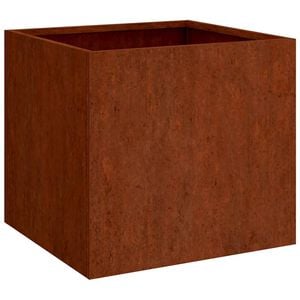 vidaXL Cvetlično korito 32x30x29 cm corten jeklo