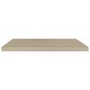 vidaXL Stenske police 2 kosa barva hrasta 80x23,5x3,8 cm MDF