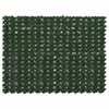 vidaXL Ograja za balkon z listi Temno zelena 200 x 150 cm