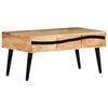 vidaXL Klubska mizica 88x50x42 cm trden akacijev les