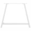 vidaXL Noge za jedilno mizo v obliki črke A, 2 kosa, bele barve, 90 x (72-73) cm, jeklo