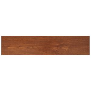 vidaXL Okenski nadstre&scaron;ek Rjav les 120 x 30 x 4,5 cm PVC