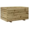 vidaXL Vrtno cvetlično korito 90x60x49,5 cm impregnirana borovina