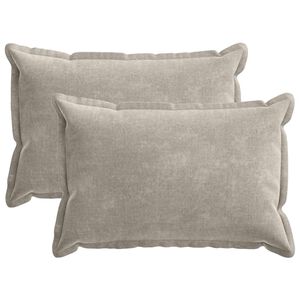 vidaXL Prevleka za blazino 2 kos HOUTEN Svetlo siva 50 x 75 cm