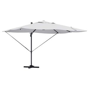 vidaXL Senčnik Pe&scaron;čena 351 x 250 x 253 cm Poliester in aluminij