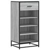 vidaXL Regal za čevlje siva sonoma 48x38x97,5 cm inženirski les