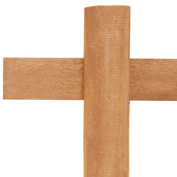 vidaXL Obroba za travo 10 kosov les jelke 4,4 m