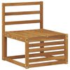 vidaXL Sedežne garniture 3 pcs Naravna Masiven les akacije