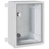 vidaXL Nadzorna omara Siva 37 x 19,5 x 40 cm ABS plastika
