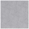 vidaXL Stopnice Kvadrat 2 pcs srebrna 30 x 30 cm Aluminij