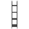 vidaXL Knjižna polica Črni hrast 60 x 30 x 146 cm Konstruiran les