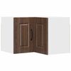 vidaXL Omara za vogal PORTO Rjav hrast 57 x 57 x 40 cm Inženirski les
