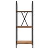 vidaXL Knjižna polica Star les 40 x 30 x 109 cm Konstruiran les