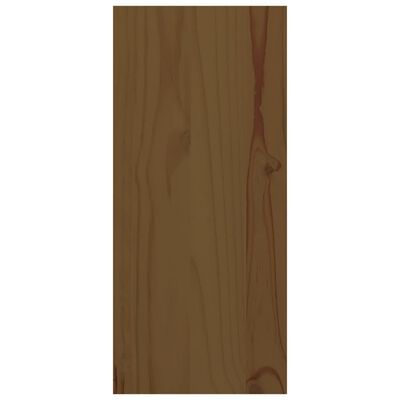 vidaXL Omarica za vino medeno rjava 56x25x56 cm trdna borovina