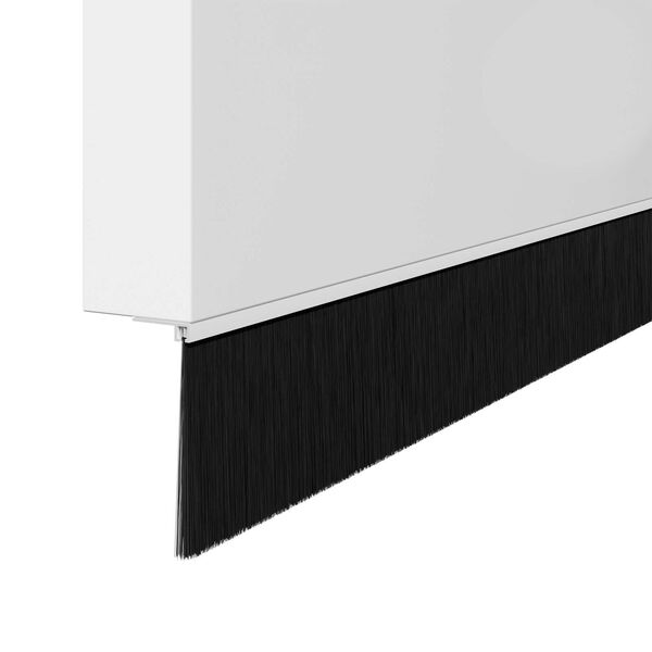 vidaXL Skrbniki za vrata z vijaki 2 pcs Bela 100 cm