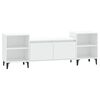 vidaXL TV omarica bela 160x35x55 cm inženirski les