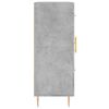 vidaXL Komoda betonsko siva 69,5x34x90 cm inženirski les