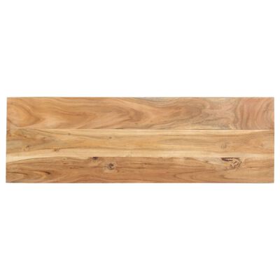 vidaXL Konzolna mizica 110x35x75 cm trden akacijev les