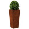 vidaXL Garden Planter 35x35x75 cm Vremensko odporno jeklo