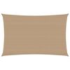 vidaXL Senčno jadro 160 g/m&sup2; taupe 3x5 m HDPE