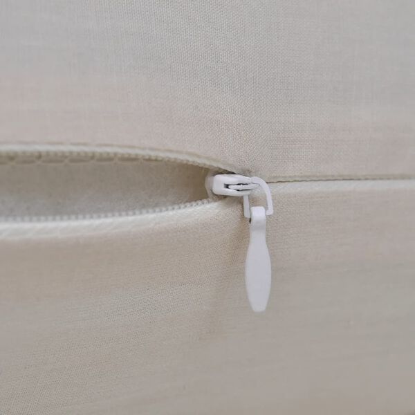 Prevleke za Blazine 40 x 40 cm 4 kosi Bombaž Bež