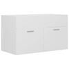 vidaXL Omarica za umivalnik bela 80x38,5x46 cm inženirski les